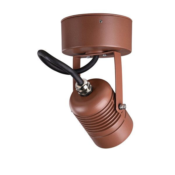 SLV 1004957 LED SPOT SP, Outdoor LED Wandleuchte rost 3000K IP55