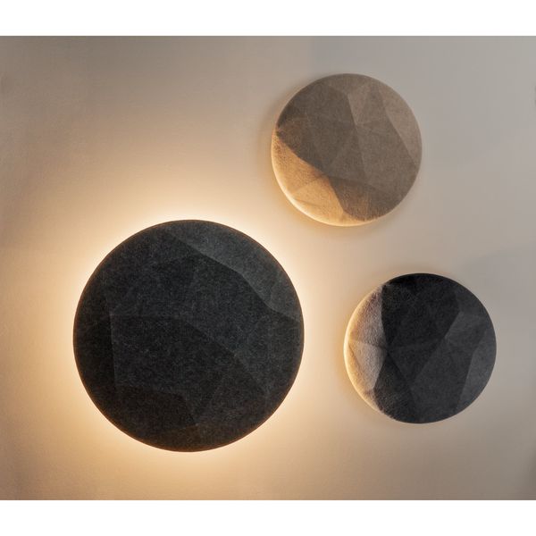 SLV 1004969 MANA, Wandhalter ohne Lichtquelle rund anthrazit