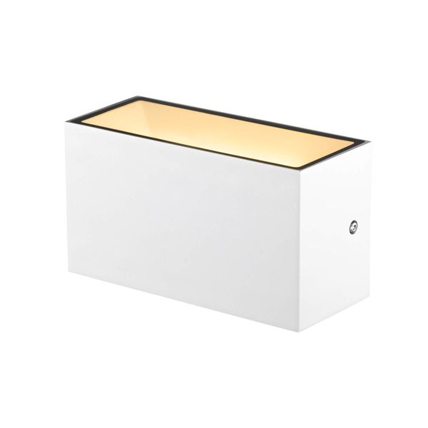 SLV 1005153 SITRA M, LED Outdoor Wandaufbauleuchte, weiss, CCT switch 3000/4000K, IP44 IP65