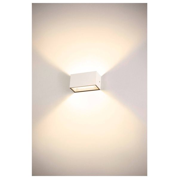 SLV 1005153 SITRA M, LED Outdoor Wandaufbauleuchte, weiss, CCT switch 3000/4000K, IP44 IP65