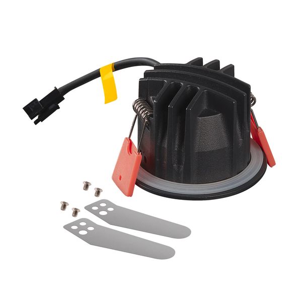 SLV 1005525 NUMINOS XS, Deckeneinbauleuchte schwarz, chrom 3000K 55° IP20/IP44