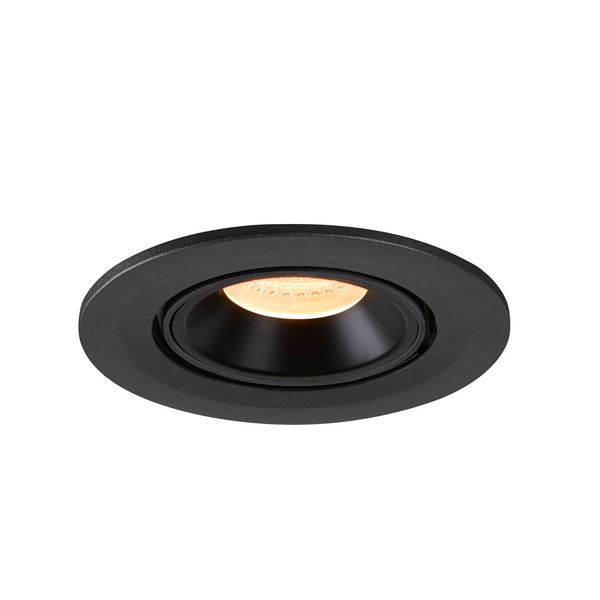 SLV 1005888 NUMINOS GIMBLE S, Deckeneinbauleuchte schwarz 3000K 40°