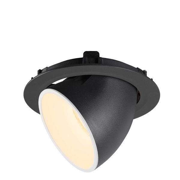 SLV 1006048 NUMINOS GIMBLE XL, Deckeneinbauleuchte schwarz, weiß 3000K 20°