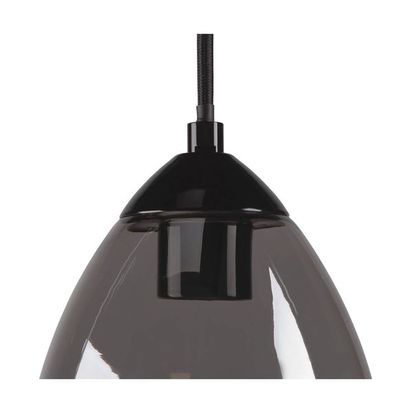 SLV 1006159 PARA CONE GL, Pendelleuchte schwarz, transparent