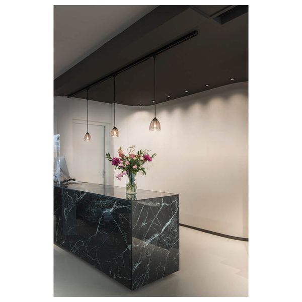 SLV 1006159 PARA CONE GL, Pendelleuchte schwarz, transparent