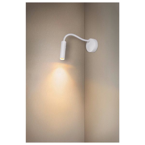 SLV 1006161 KARPO GOOSE, Wandaufbauleuchte weiß 5,8W 3000K 40°
