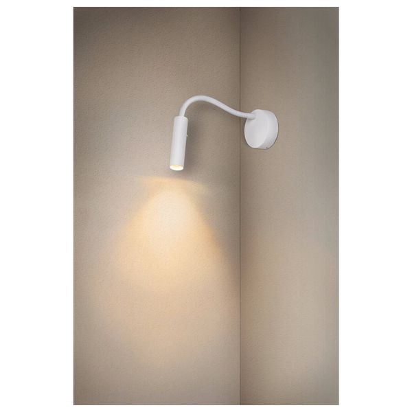 SLV 1006161 KARPO GOOSE, Wandaufbauleuchte weiß 5,8W 3000K 40°