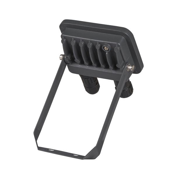 SLV 1006191 FLOODI S, Wand- und Deckenaufbauleuchte anthrazit, transparent 9,3W 3000K 100° IP65