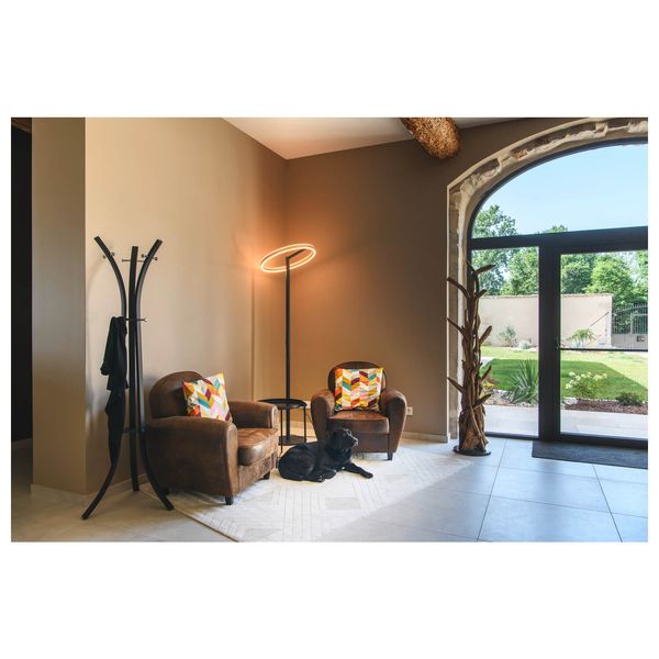 SLV 1006353 ONE STRAIGHT FL, Stehleuchte schwarz/messing 20W 1200lm 2700/3000K CRI90 140°