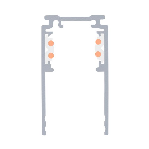 SLV 1006550 1m Aufbauschiene tief, 48V TRACK, weiß, DALI