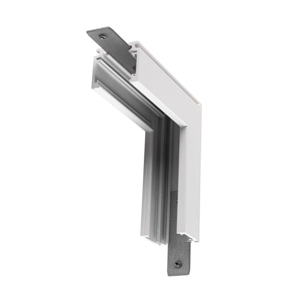 SLV 1006580 L-Verbinder mechanisch, 48V TRACK, für Aufbauschiene standard, Stereo, weiß