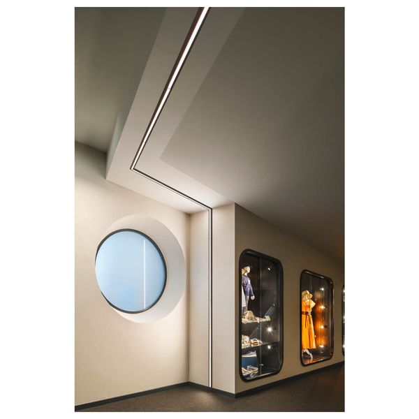 SLV 1006617 IN-LINE 22 48V TRACK, opal, DALI, Spot, schwarz, schwarz, 7.3W, 570lm, 3000K, CRI90, 95°