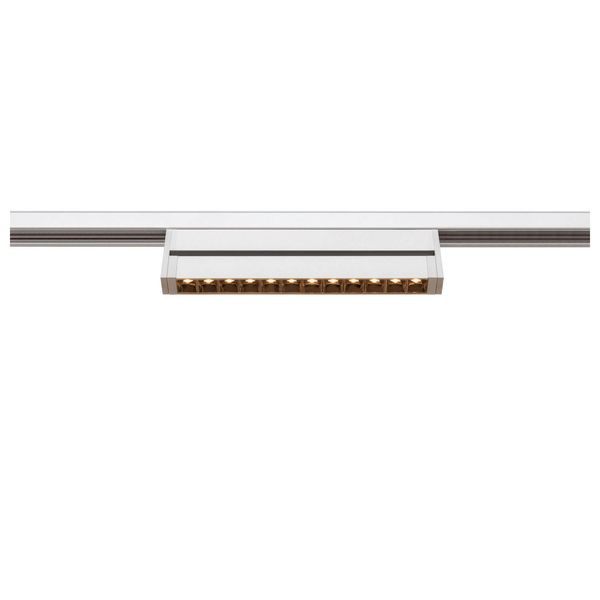 SLV 1006640 IN-LINE 24 48V TRACK, Move DALI, Darklight Reflector, Spot, weiß, weiß, 7.3W, 580lm, 2700K, CRI90, 35°