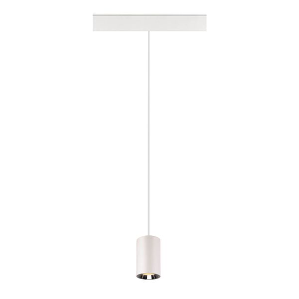 SLV 1006788 NUMINOS XS 48V TRACK, DALI, Pendelleuchte, weiß, chrom, 8.7W, 730lm, 3000K, CRI90, 20°