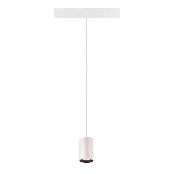 SLV 1006789 NUMINOS XS 48V TRACK, DALI, Pendelleuchte, weiß, schwarz, 8.7W, 670lm, 3000K, CRI90, 40°