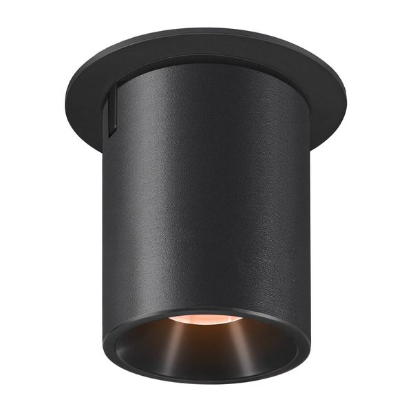 SLV 1007032 NUMINOS PROJECTOR L, Deckeneinbauleuchte, 2700 K, 40°, zylindrisch, schwarz, schwarz