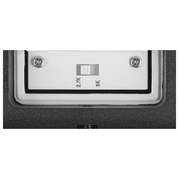 SLV 1007142 OVAL 14 WL, Wandaufbauleuchte 2700/3000K, 6W, schwarz IP65