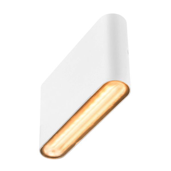 SLV 1007143 OVAL 14 WL, Wandaufbauleuchte 2700/3000K, 6W, weiß IP65