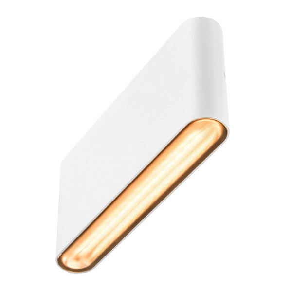 SLV 1007145 OVAL 18 WL, Wandaufbauleuchte 2700/3000K, 10W, weiß IP65