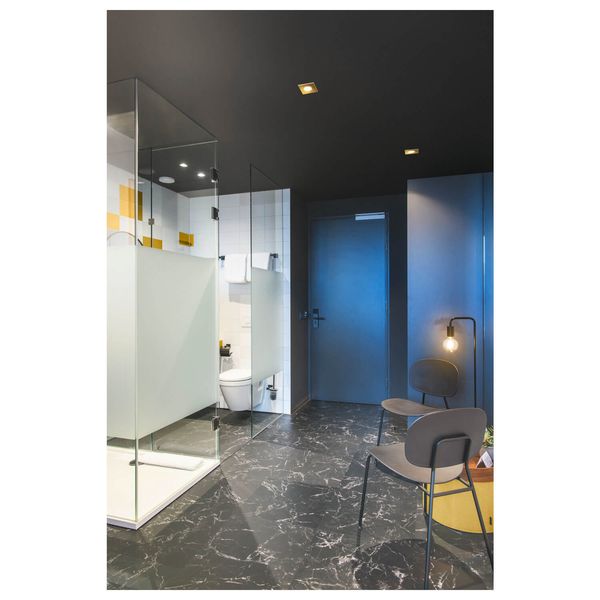 SLV 1007187 Universal Downlight Abdeckung, für Downlight schwenkbar, eckig, gold