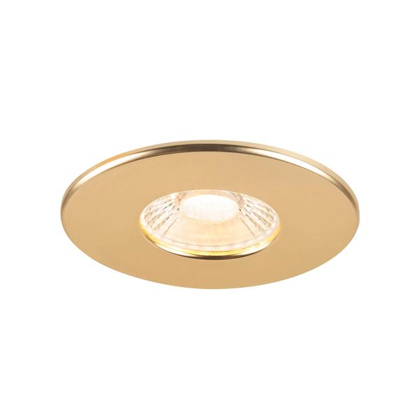 SLV 1007192 Universal Downlight Abdeckung, für Downlight IP65, eckig, gold matt