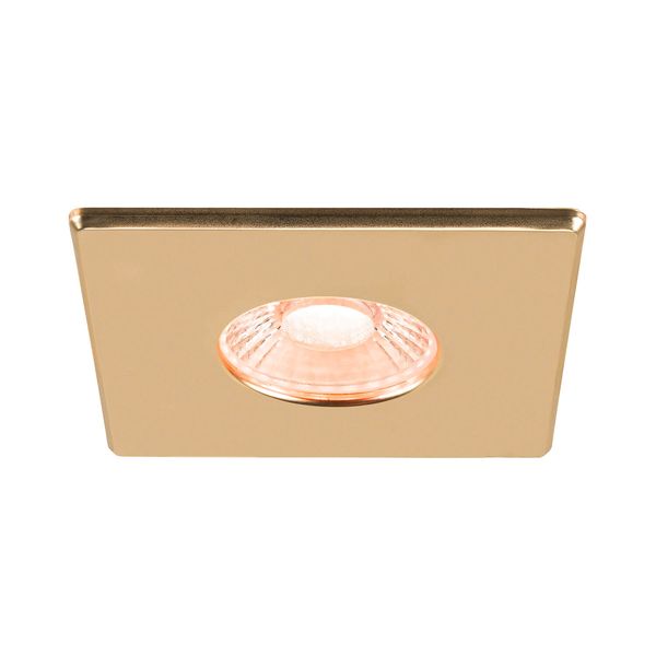 SLV 1007193 Universal Downlight Abdeckung, für Downlight IP65, eckig, gold matt