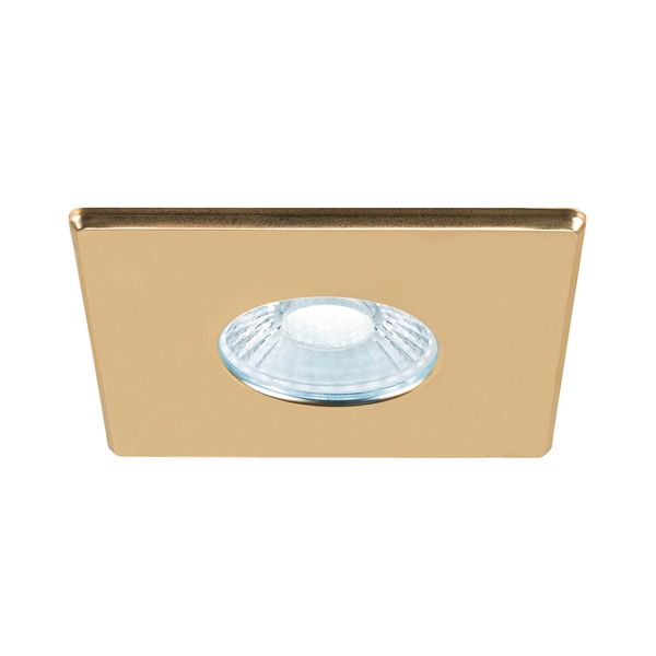 SLV 1007193 Universal Downlight Abdeckung, für Downlight IP65, eckig, gold matt