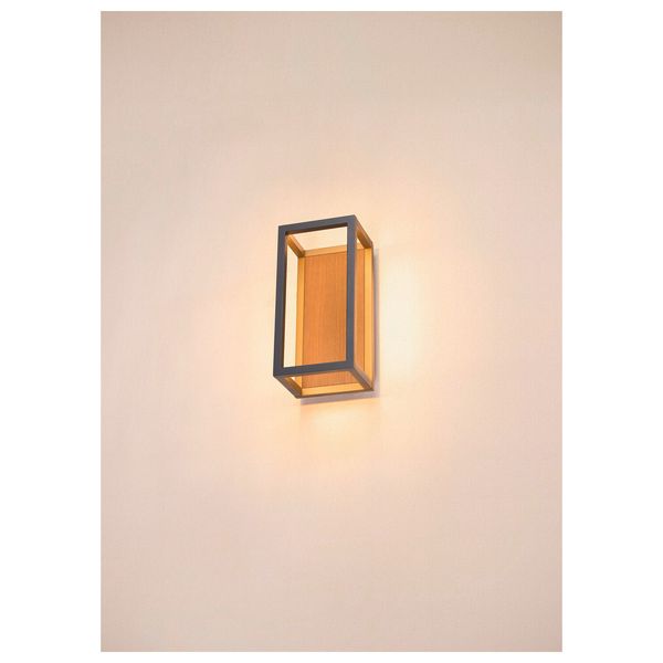 SLV 1007207 QUADRULO, Wandaufbauleuchte, 3000K, anthrazit IP55