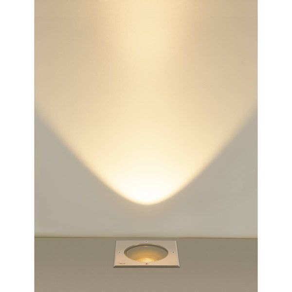 SLV 1007244 DASAR L RL eckige Abdeckung 24° 3000K incl. DALI-Treiber edelstahl