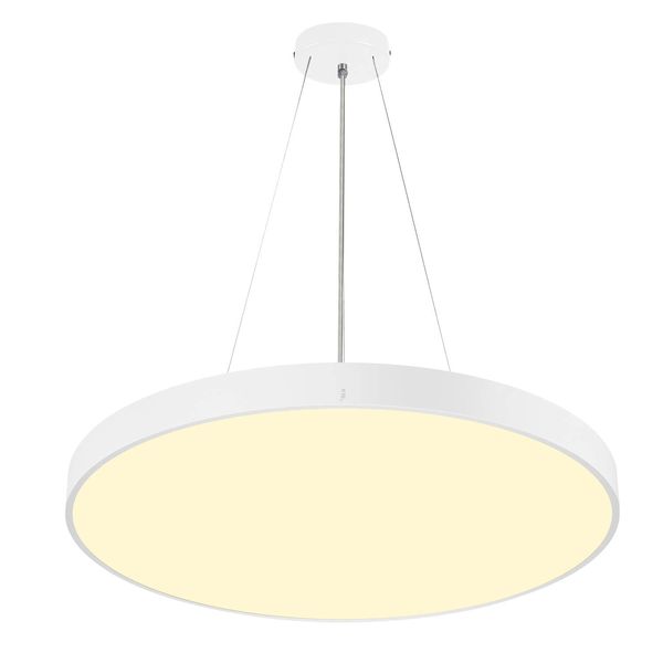 SLV 1007311 MEDO PRO 90, LED Deckenaufbauleuchte rund 3000/4000K, 75W, DALI, Touch, 110°, weiß