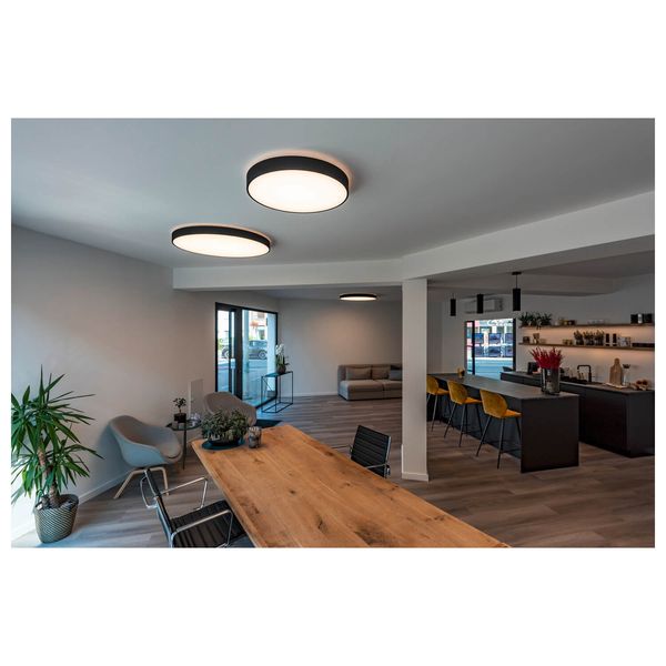 SLV 1007312 MEDO PRO 90, LED Deckenaufbauleuchte rund 3000/4000K, 74W, Phasenabschnitt, 80°, UGR<19, schwarz