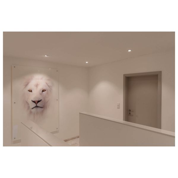 SLV 1007342 NEW TRIA 75, Deckeneinbauring, D: 9.3 H: 2.6 cm, weiß