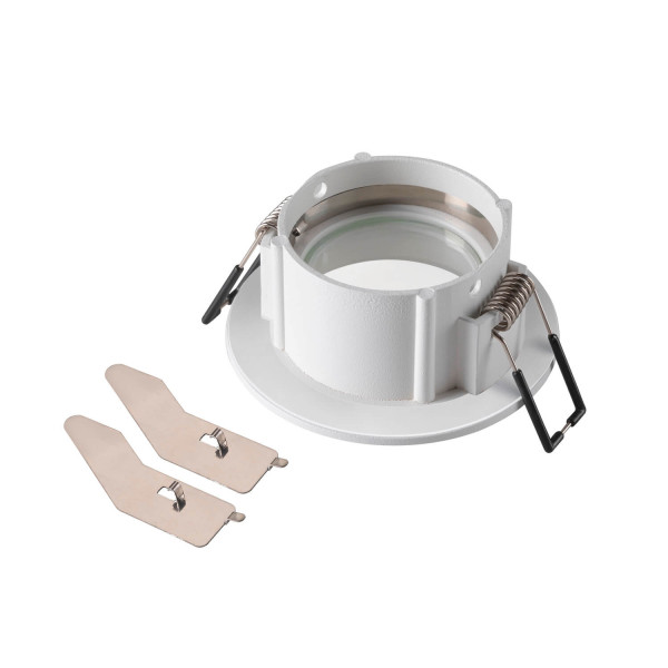 SLV 1007346 NEW TRIA 68, Deckeneinbauring, D: 8.2 H: 3.4 cm, IP65, weiß