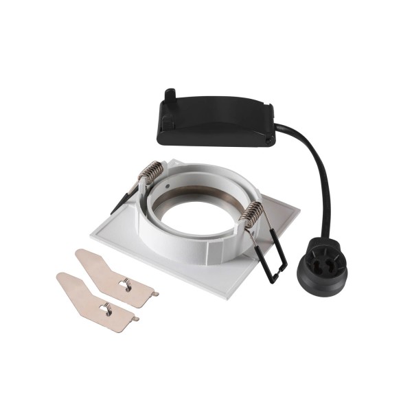 SLV 1007371 NEW TRIA 68 Deckeneinbauleuchte quadratisch GU10 weiß