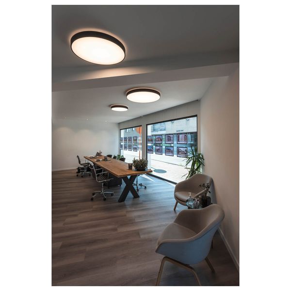 SLV 1007390 NEW TRIA 68, LED Deckeneinbauleuchte, 3000K, 38° rund schwarz