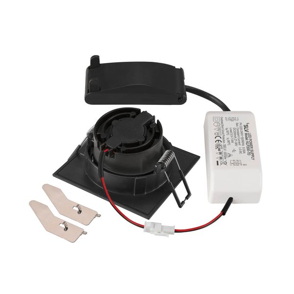 SLV 1007394 NEW TRIA 68, LED Deckeneinbauleuchte, 2700K, 38°, quadratisch, schwarz