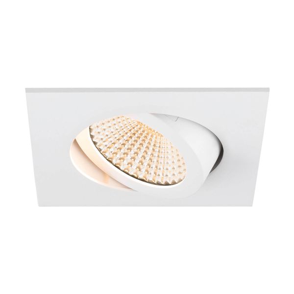 SLV 1007439 NEW TRIA UNIVERSAL 68, LED Deckeneinbauleuchte, 2500/3000/4000K, 60°, quadratisch, weiß