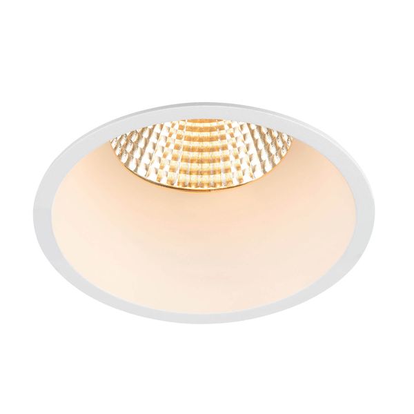 SLV 1007454 NEW TRIA 95, Deckeneinbauring, vertieft, D: 10.3 H: 5.5 cm, weiß