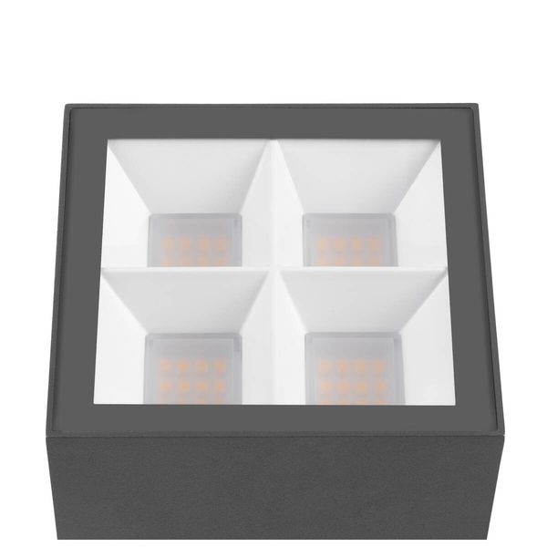 SLV 1007461 S-CUBE, LED Deckenaufbauleuchte, 2700/3000K, 15W, PHASE, 80°, anthrazit