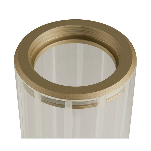 SLV 1007612 LYGANT single, LED Wandaufbauleuchte, 3000K, 8W, messing