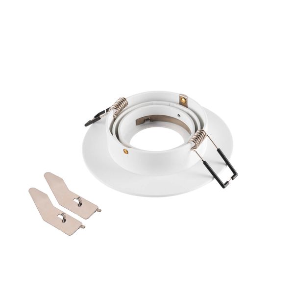 SLV 1007630 NEW TRIA 75 XL, Deckeneinbauring, D: 11 H: 2.6 cm, weiß