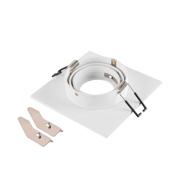 SLV 1007634 NEW TRIA 75 XL, Deckeneinbauring, L: 11 B: 11 H: 2.6 cm, weiß