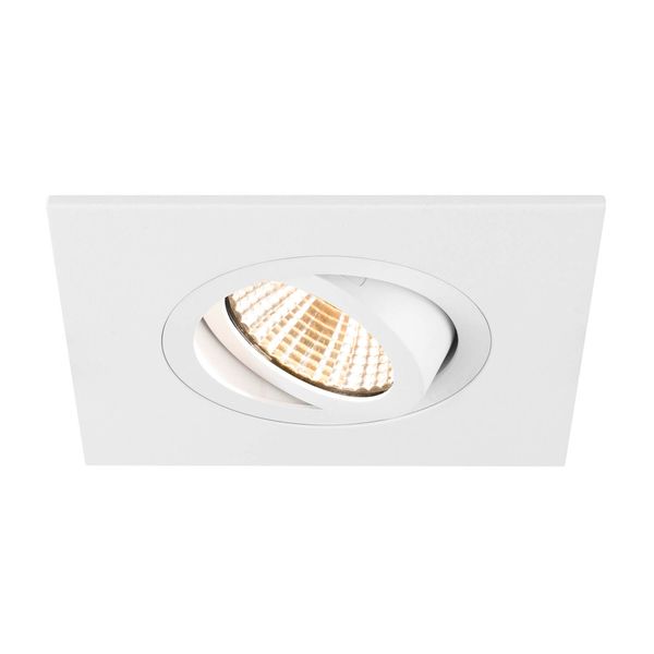 SLV 1007634 NEW TRIA 75 XL, Deckeneinbauring, L: 11 B: 11 H: 2.6 cm, weiß