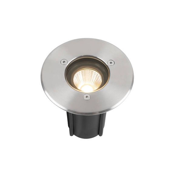 SLV 1007680 DASAR S, LED Bodeneinbauleuchte, rund, 4W, 3000K, 24°, IP67, zylindrisch, anthrazit