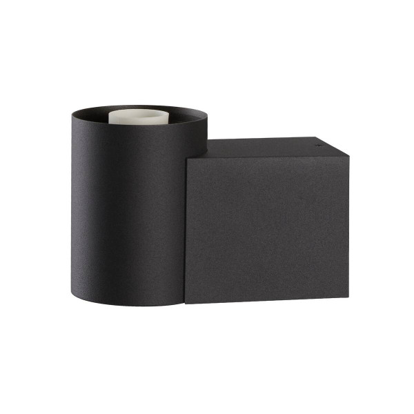 SLV VARYT, Wandaufbauleuchte, rund, 1x max. 6W, E14, schwarz 1008104