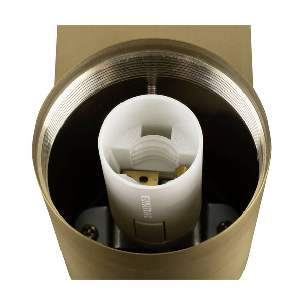 SLV VARYT, Wandaufbauleuchte, rund, 1x max. 6W, E14, messing 1008107