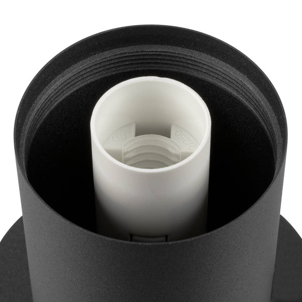 SLV VARYT, Tischleuchte, rund, 1x max. 6W, E14, schwarz 1008109