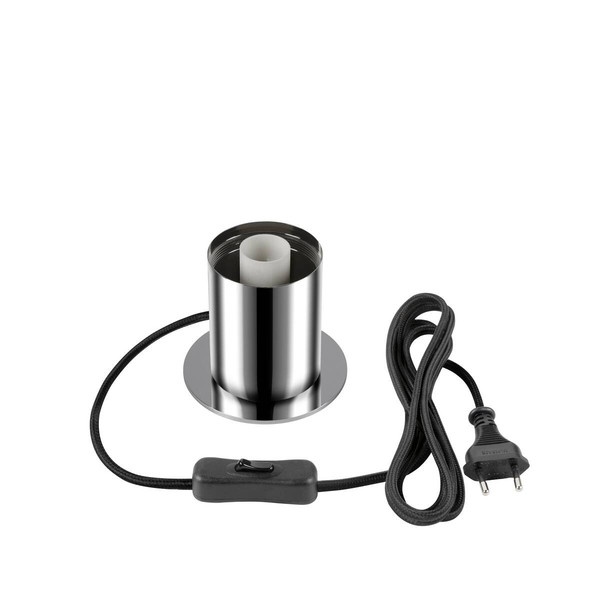 SLV VARYT, Tischleuchte, rund, 1x max. 6W, E14, chrom 1008111