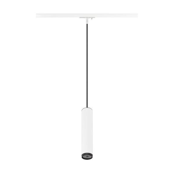 SLV GRIP! L, 1 Pendelleuchte, GU10, Pendellänge 200cm, 1x max. 6W, weiß / schwarz 1008469