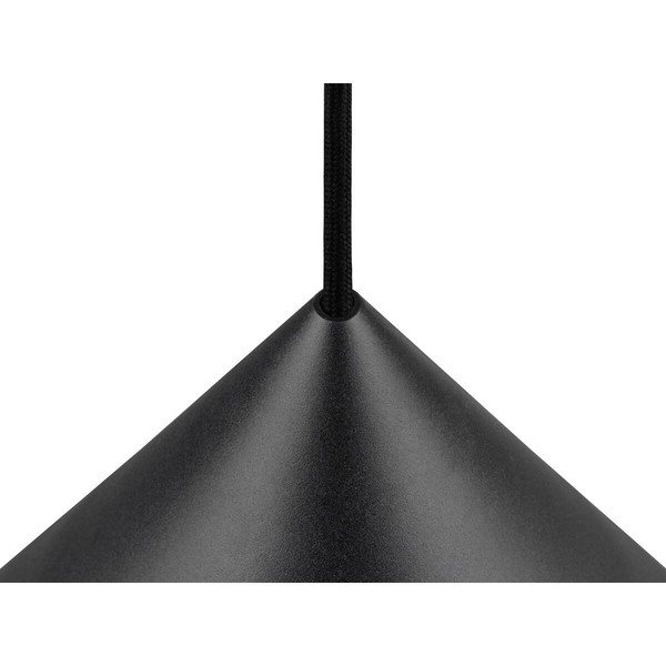 SLV MAGICO 38, Pendelleuchte, E27, Pendellänge 180cm, 1x max. 10W, matt schwarz 1008503